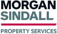 Morgan Sindall Property Services logo:  black and gray text over a thin maroon line.